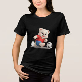 Bedårande och söt teddybjörn design t shirt