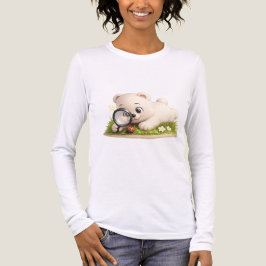 Bedårande och söt teddybjörn design t shirt