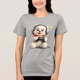 Bedårande och söt teddybjörn design t shirt