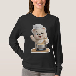 Bedårande och söt teddybjörn design t shirt