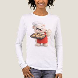 Bedårande och söt teddybjörn design t shirt