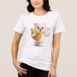 Bedårande och sött teddybjörn-design t shirt