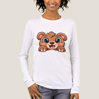 Bedårande Peekaboo Björn T Shirt