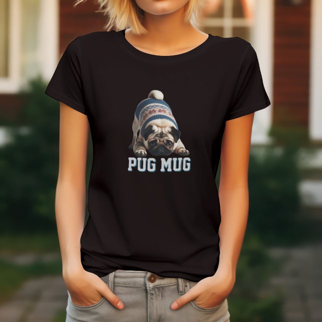 Bedårande Pug  T Shirt (Skapare uppladdad)
