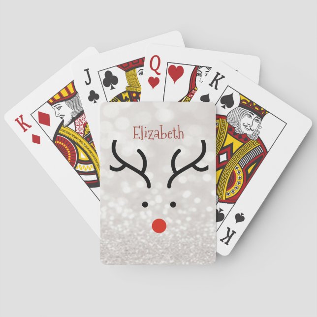 Bedårande renansikte, Bokeh   Casinokort (Baksidan)