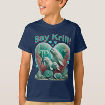 Bedårande "Säg Krill" Valfamiliarporträtt
