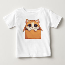 Bedårande serie-kattunge med stora ögon t shirt