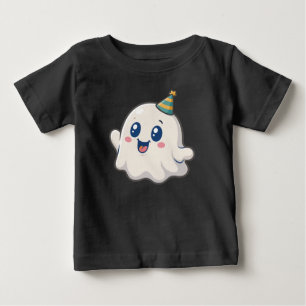 Bedårande serieande tecknad spöke t shirt