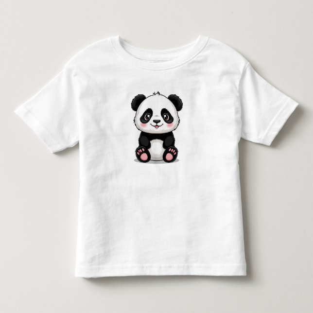 Bedårande seriepanda t shirt (Framsida)