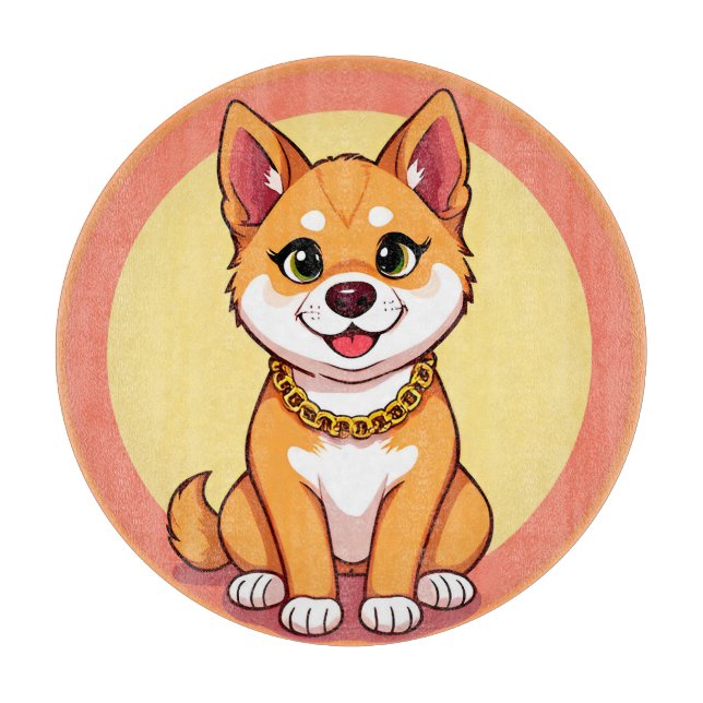 Bedårande serietecknad valp (Framsidan)