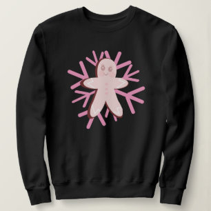 Bedårande Snöflinga Jul Gingerbread Vinter T Shirt