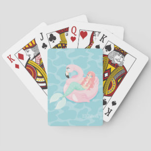 Bedårande söt sjöjungfru, hav casinokort