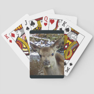 Bedårande spädbarnshjort Skogsdjur Naturtema älgtu Casinokort