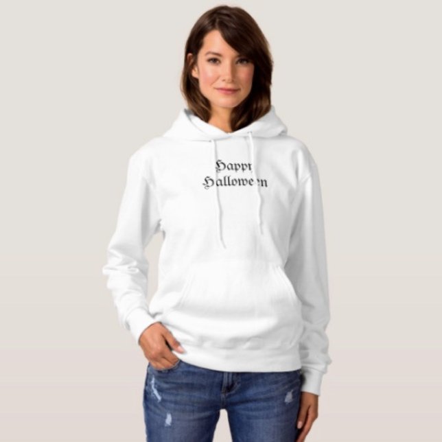 Bedårande spöklik vän Halloween-design T-shirt (10oz. cotton-poly blend 100% cotton face set-in sleeves  double needle-stitched armholes bottom band)
