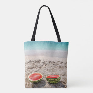 Bedårande strandvattenmelon-personlig tygkasse