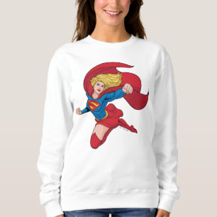 Bedårande Supergirl-pose T Shirt