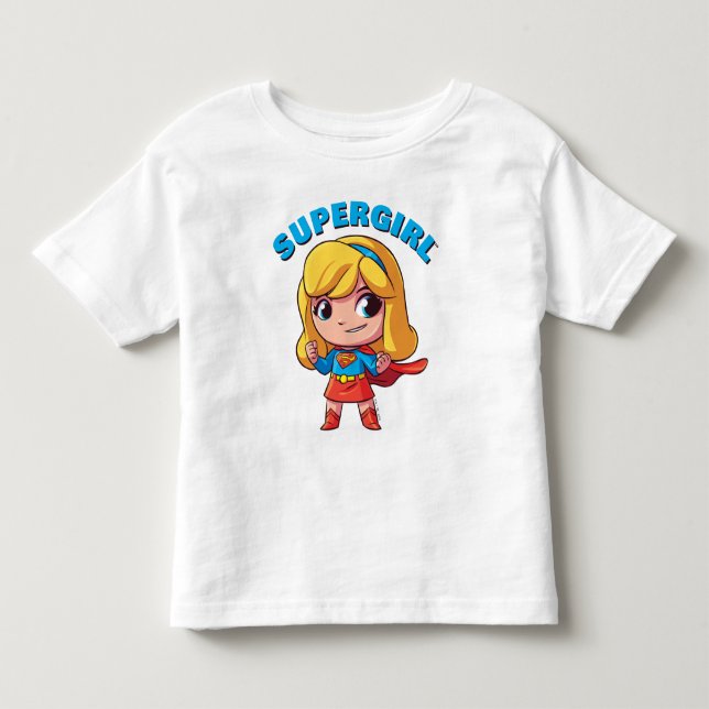 Bedårande Supergirl-ställning T Shirt (Framsida)