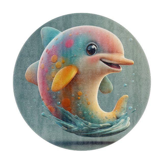 Bedårande Tecknad Delfin (Framsidan)