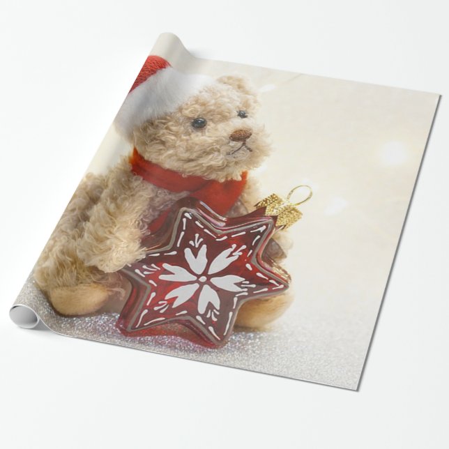 Bedårande teddybjörn jultomte hatt,Semester Presentpapper (Utrullad)