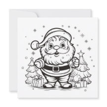 Bedårande Tomte Färgläggning Jul Barn Hantverk