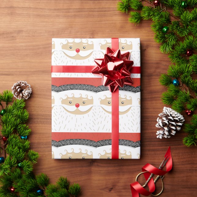 Bedårande Tomte Jul Högtidlig Jul Presentpapper (Julgåva)