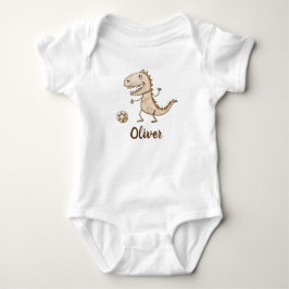 Bedårande Trex spelar fotboll T Shirt