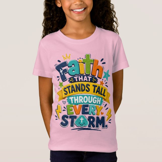 Bedårande tro som står  t shirt (Framsida)