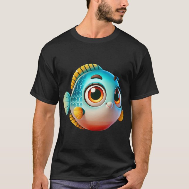 Bedårande trumfisk t shirt (Framsida)