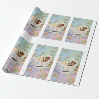 Bedårande Valp i Vagga Presentpapper