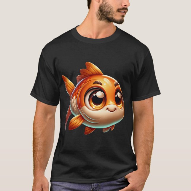 Bedårande vanlig karp t shirt (Framsida)