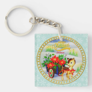 Bedårande Vintage Julren & Blomsterkärra