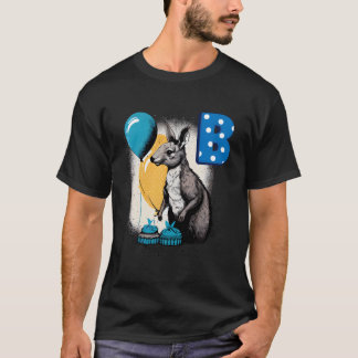 Bedårande wallaby med stor initialbokstav B T Shirt