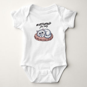 Bedårande "Watching You, Baby" Persisk Kottunge T Shirt