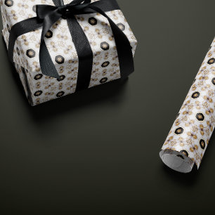 Bedazzled Ivory & Guld Elegant Renaissance Reverie Presentpapper