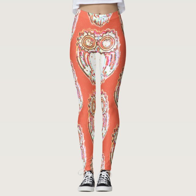 Bedazzled Uggla Leggings (Framsida)