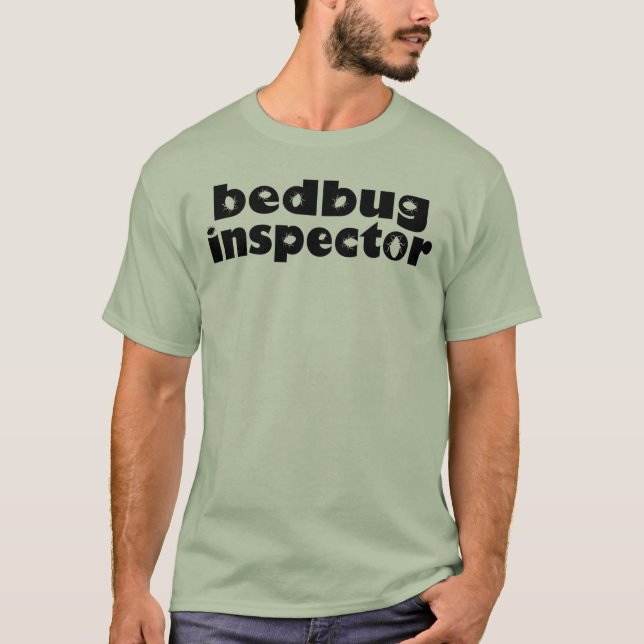 Bedbuginspektör T-shirt (Framsida)