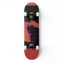 Bedcharmerande Animationskaraktär Skateboard