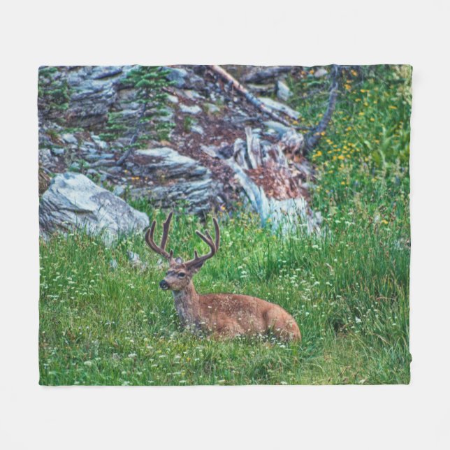 Bedded Buck Fleecefilt (Framsidan (Horisontell))