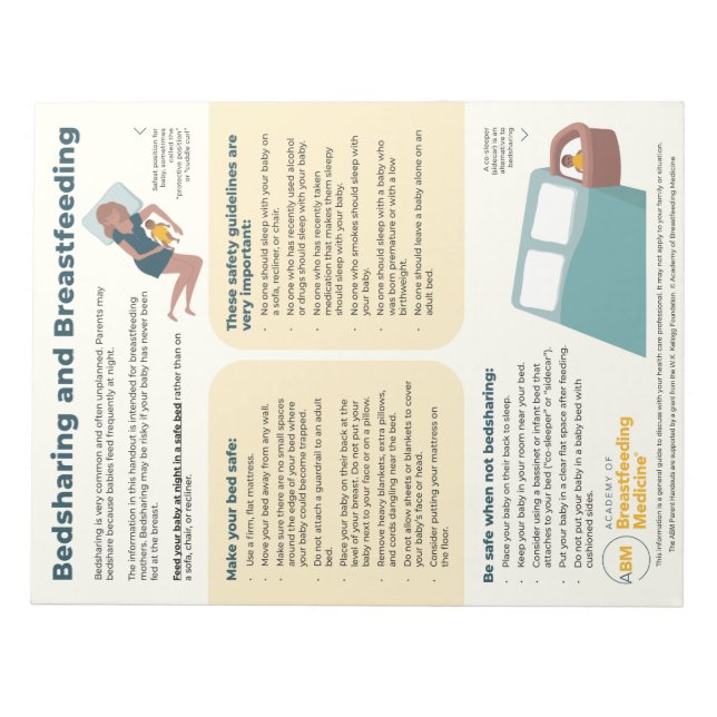 Beddelning och amning Avskärning (engelska) Anteckningsblock (Framsida)