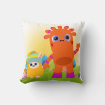 BeddyByes Throw Cushion med MeMo och BaBa 🛋