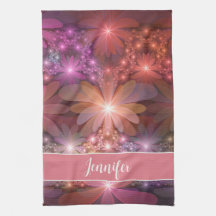 BedFlowers Colorful Abstrakt Fractal Art Namn