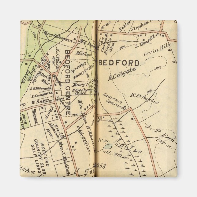 Bedford, New York 2 Magnet (Framsidan)