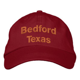 Bedford Texas Broderad Keps