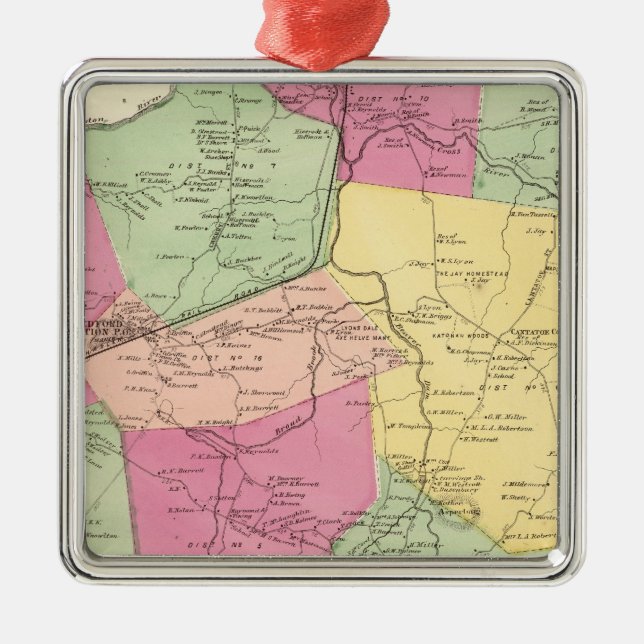 Bedford Town Julgransprydnad Metall (Framsidan)