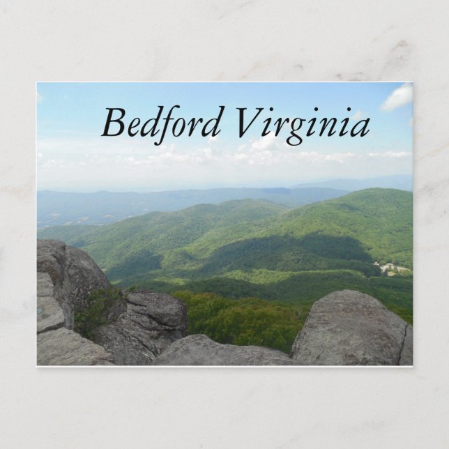 Bedford VA Postcard Vykort (Framsida)