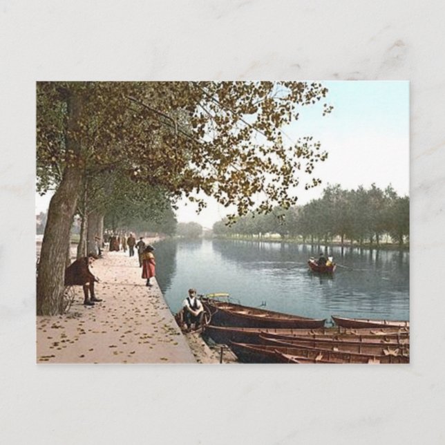 Bedford, vid floden vykort (Framsida)