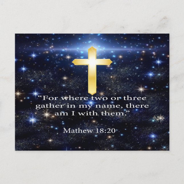 Bedjande Vykort (Framsida)