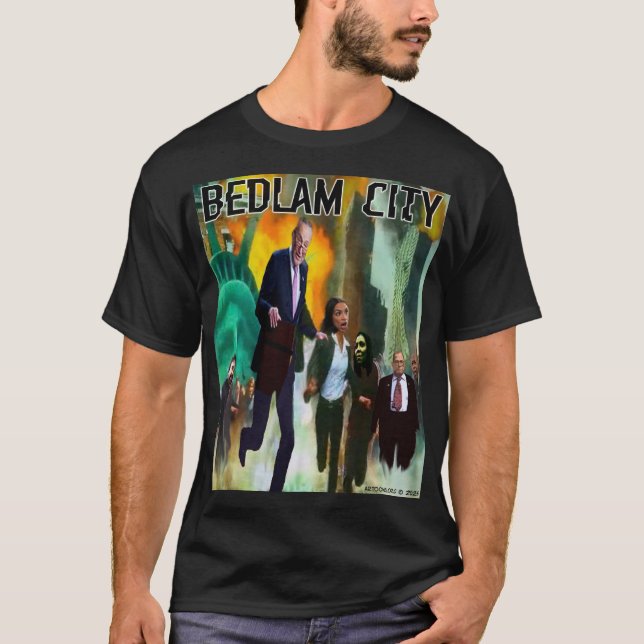 Bedlam City T Shirt (Framsida)