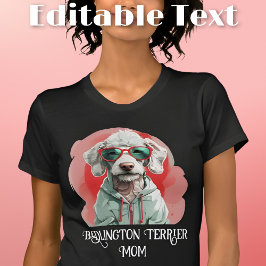 Bedlington Terrier Hund Mamma Sunglass T Shirt
