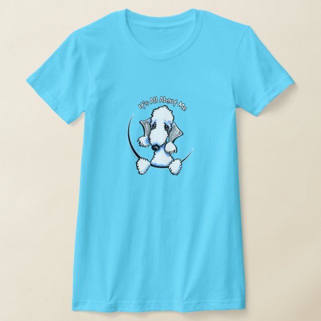 Bedlington Terrier IAAM Logotyp Tee (Laydown)